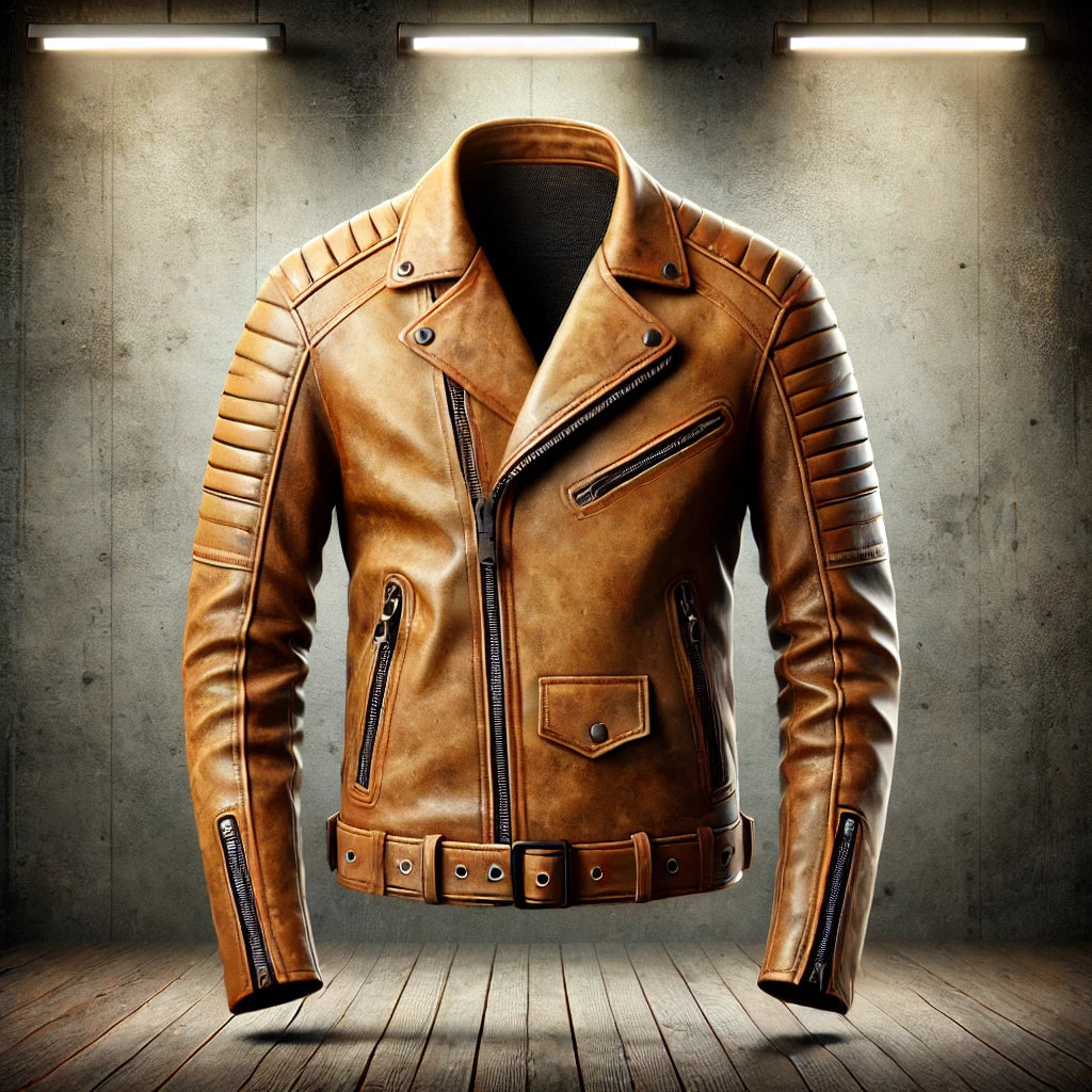 Wildwest Distressed Leather Jacket®